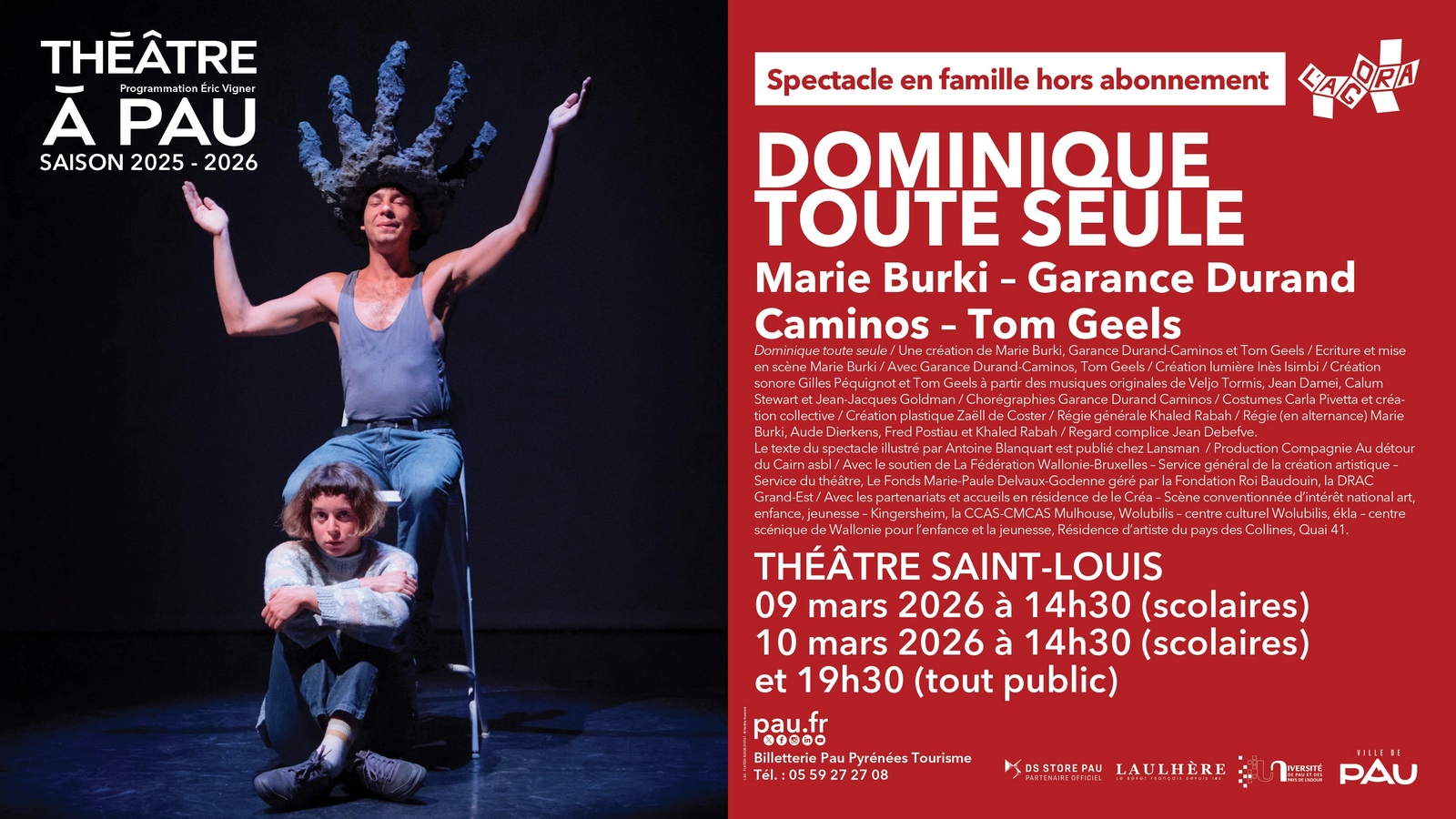 Théâtre à Pau - Dominique toute seule