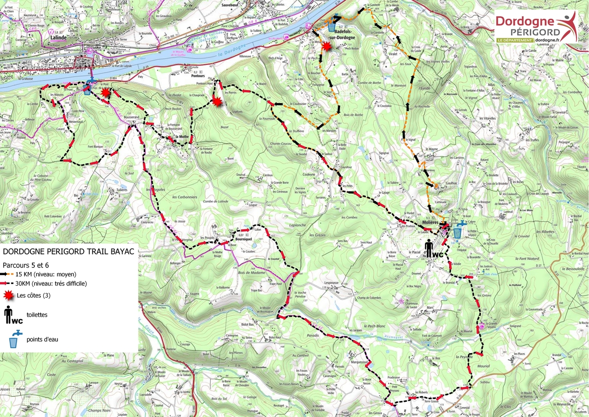 Dordogne Périgord Trail Bastides Dordogne Périgord - Molières -