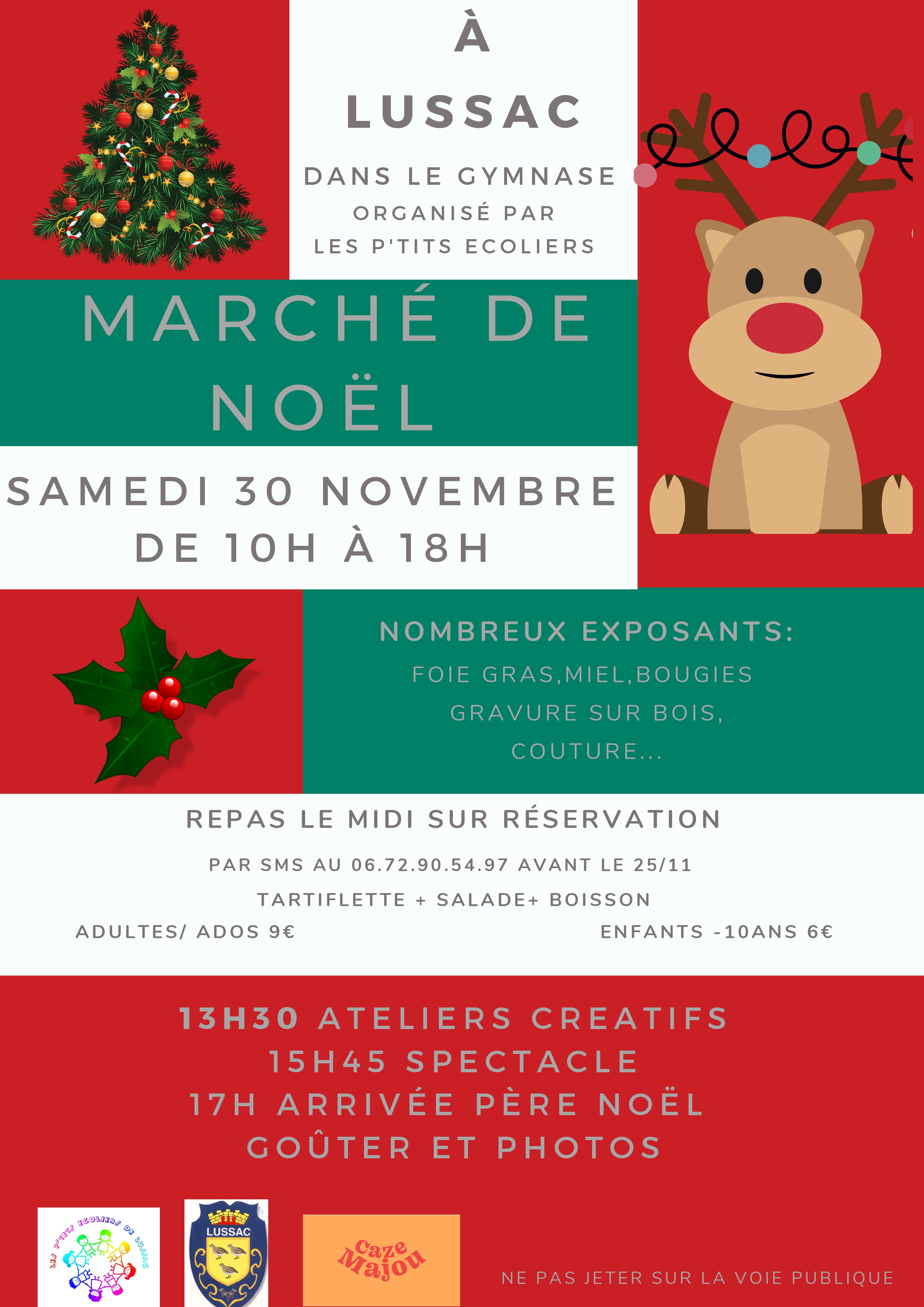 Marché de Noël à Lussac