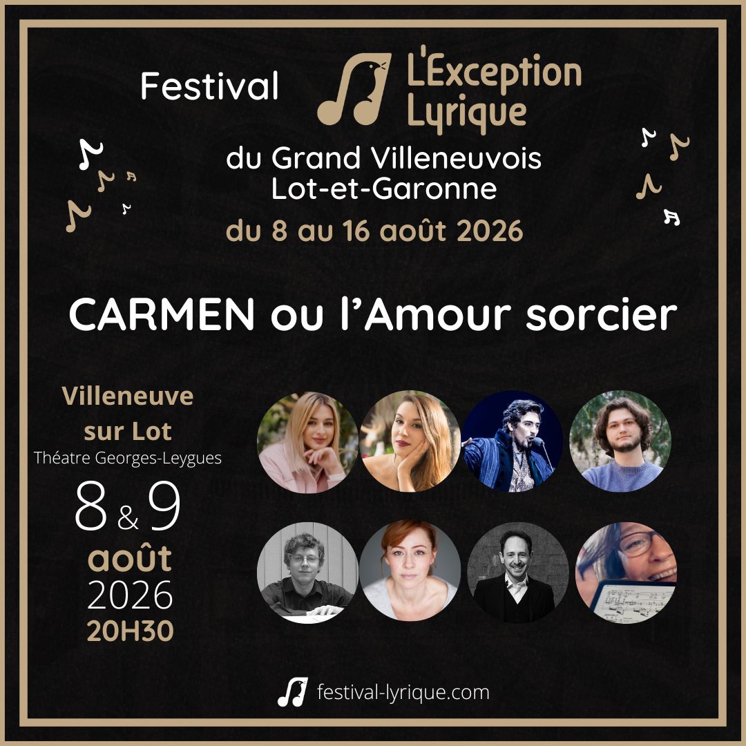 Poster for event Festival Lyrique - Carmen ou l'Amour Sorcier 2026