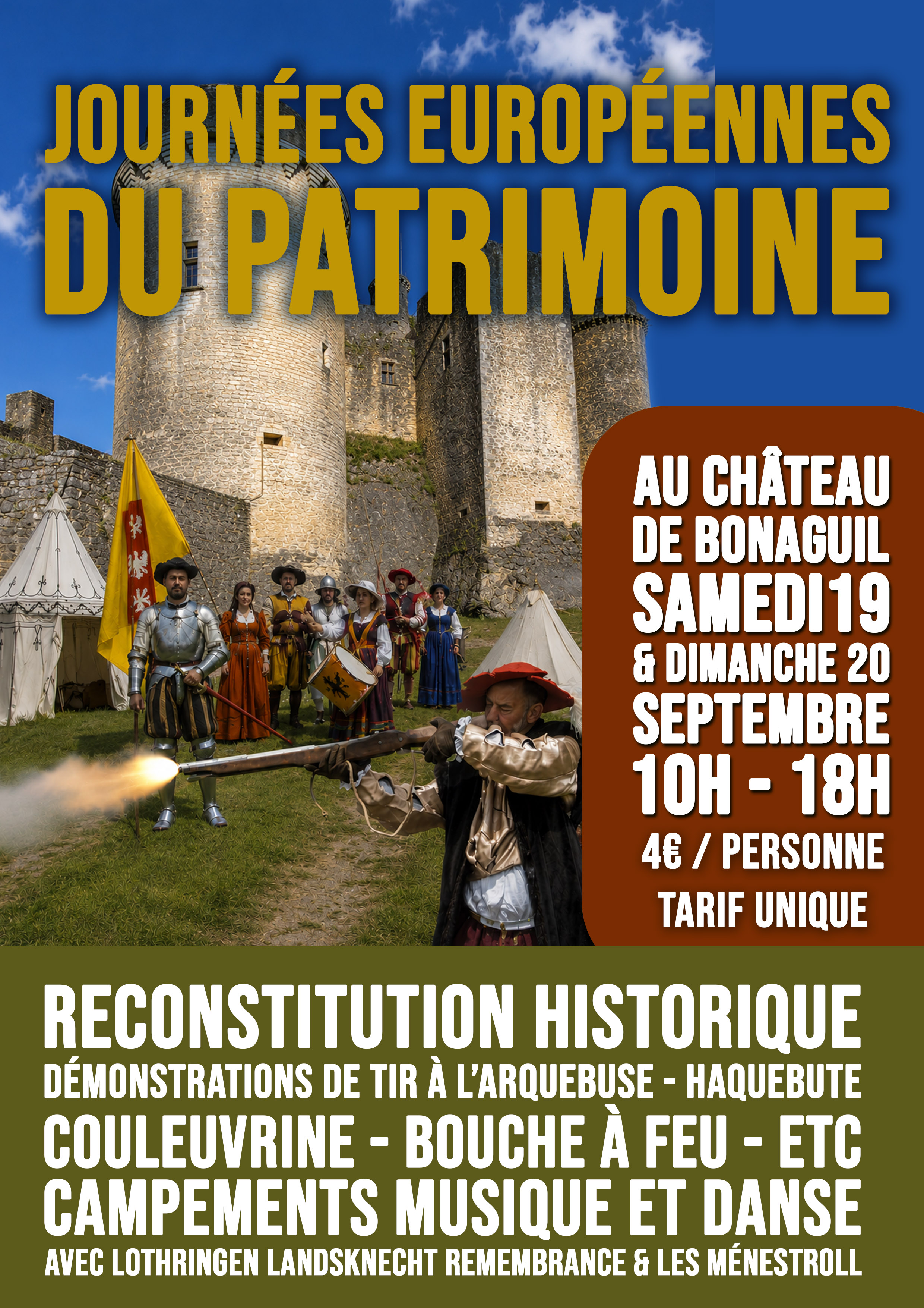 JEP 2026 - Reconstitution historique au Château de Bonaguil