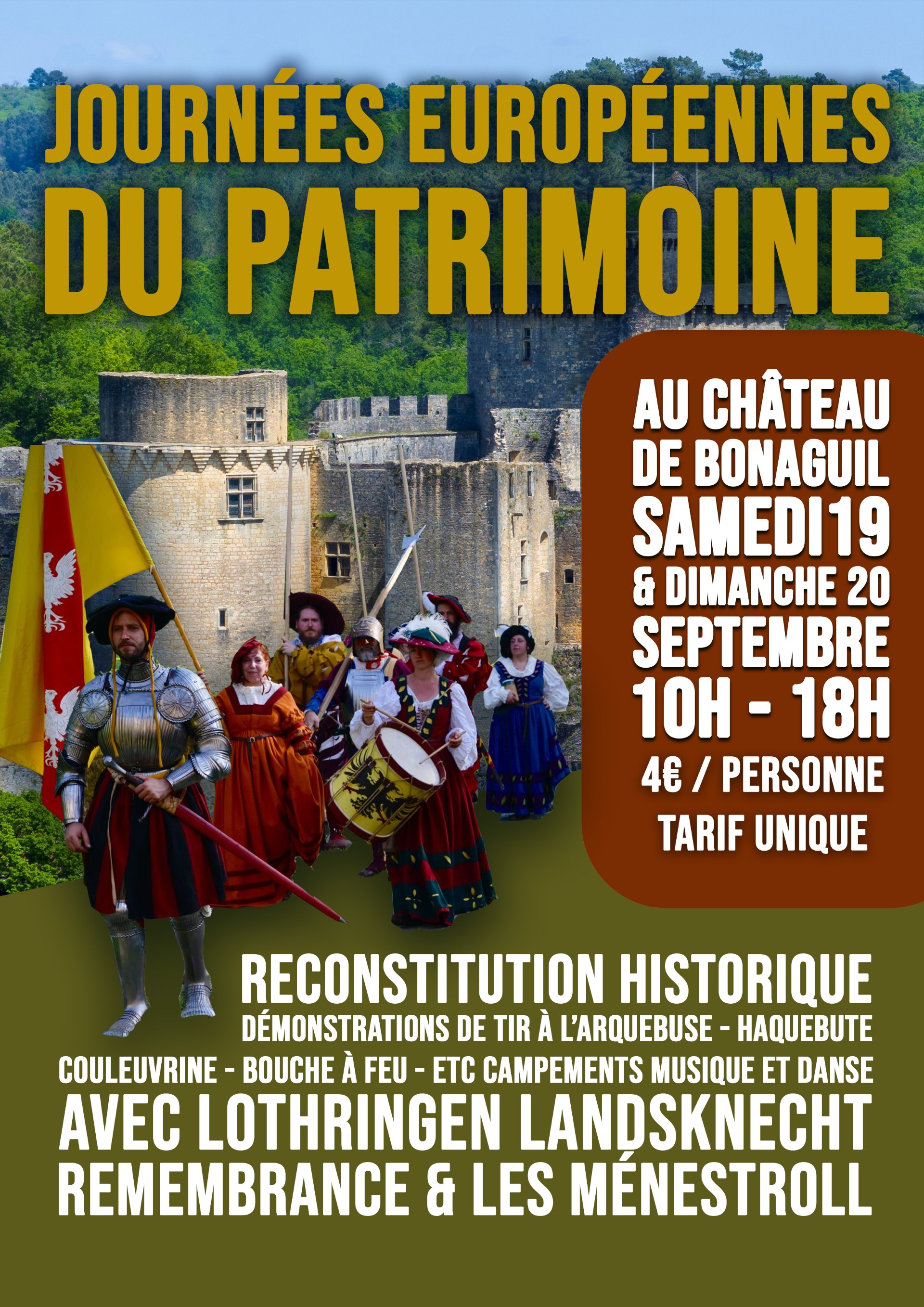 JEP 2026 - Reconstitution historique au Château de Bonaguil