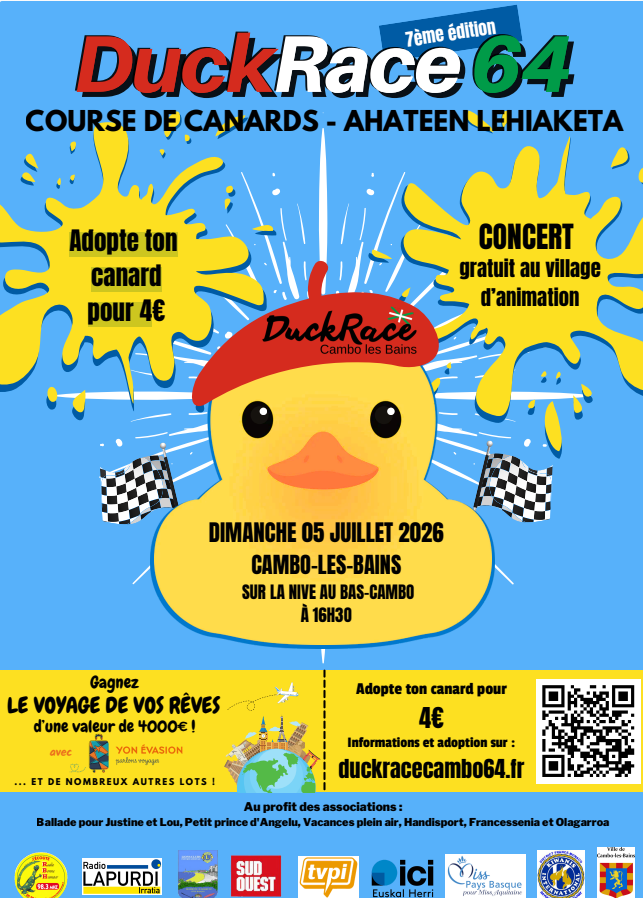 DuckRace 64 - Course de canard — visuel événement