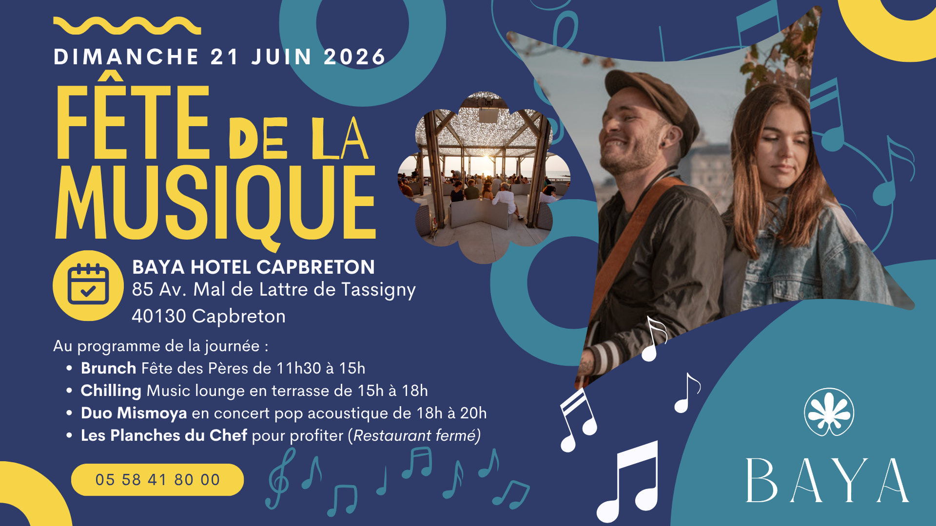 Fête de la Musique au BAYA HÔTEL Capbreton