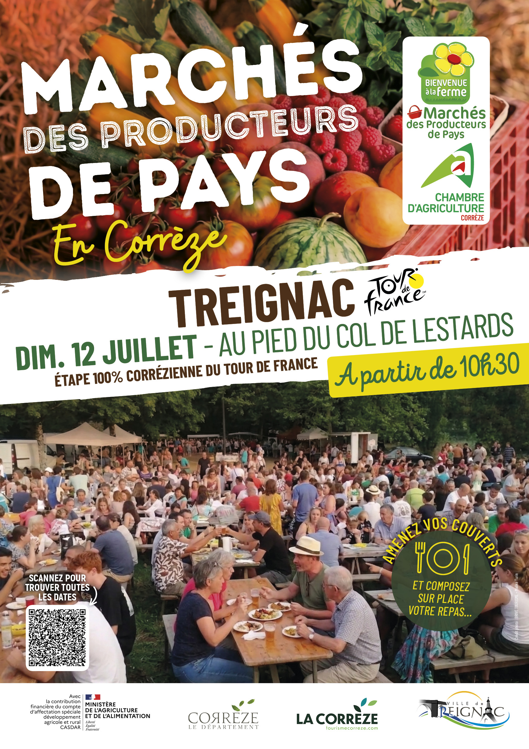 Marché des Producteurs de Pays de Treignac - Tour de France