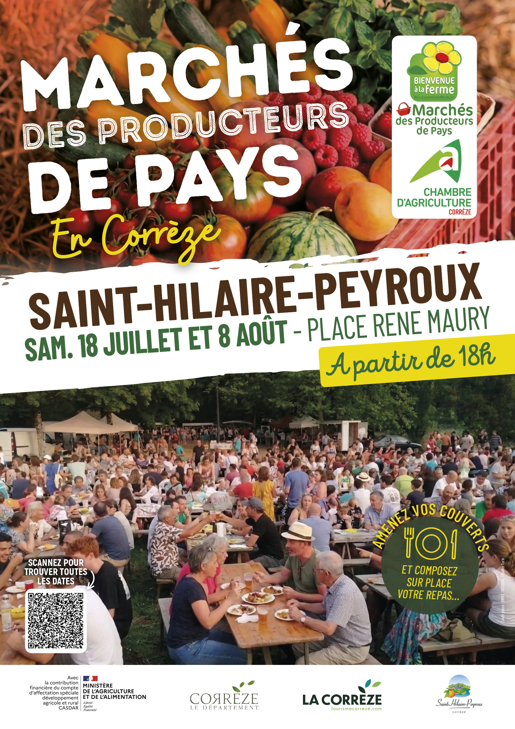 Marché des Producteurs de Pays de Saint-Hilaire Peyroux