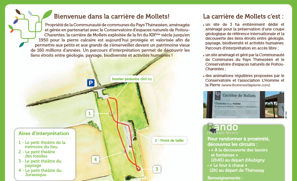 Sentier d'Interprétation de la Carrrière de Mollet, Doux - photo 2