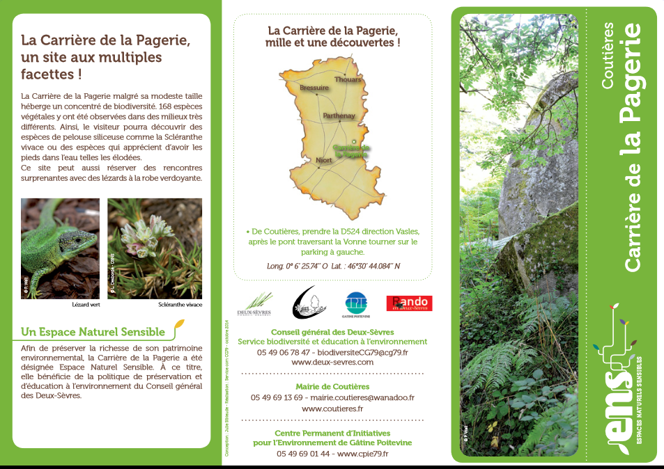 Sentier d'Interprétation de la Carrrière de la Pagerie