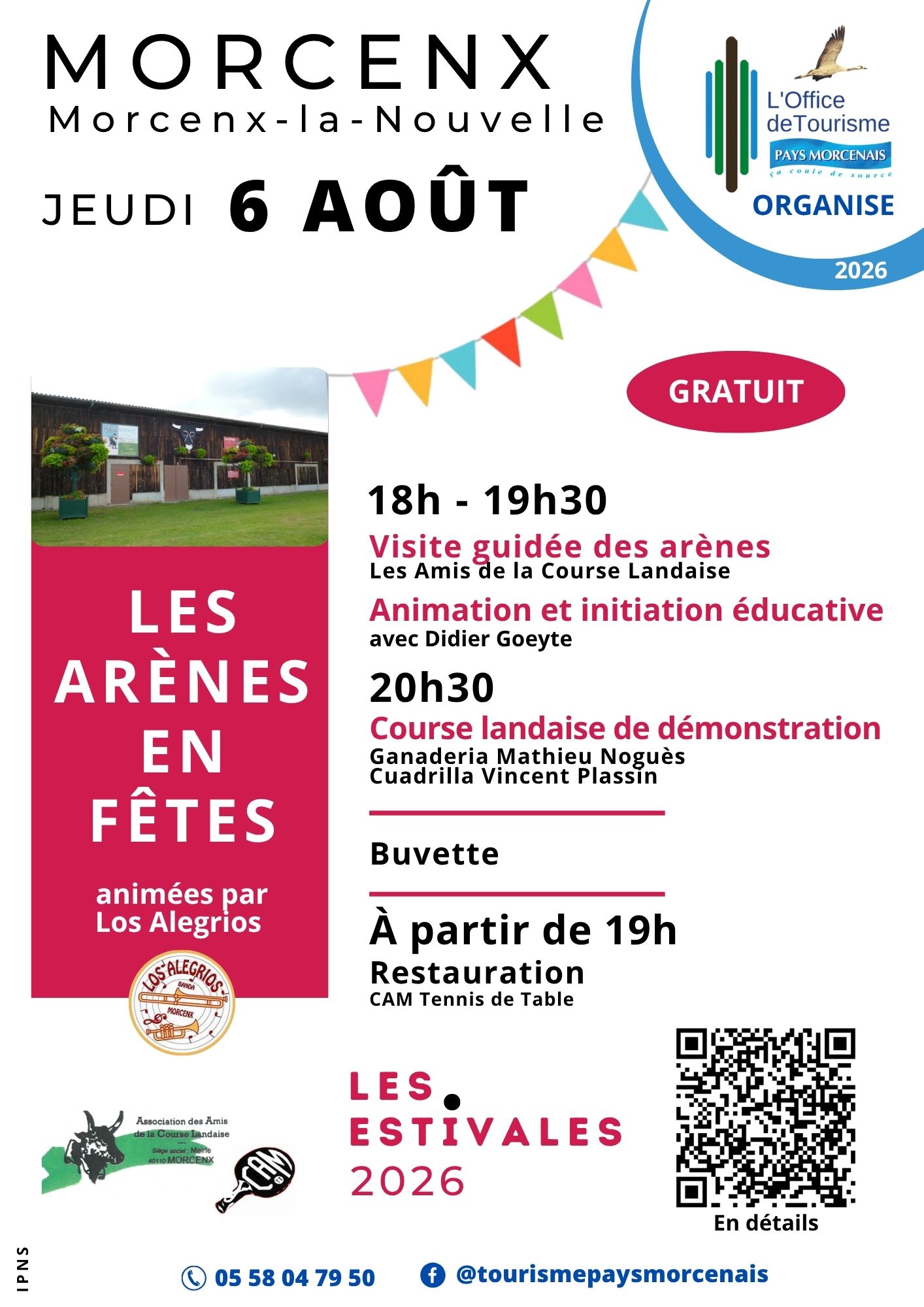 Estivale en Pays Morcenais, "Les arènes en fêtes ! "