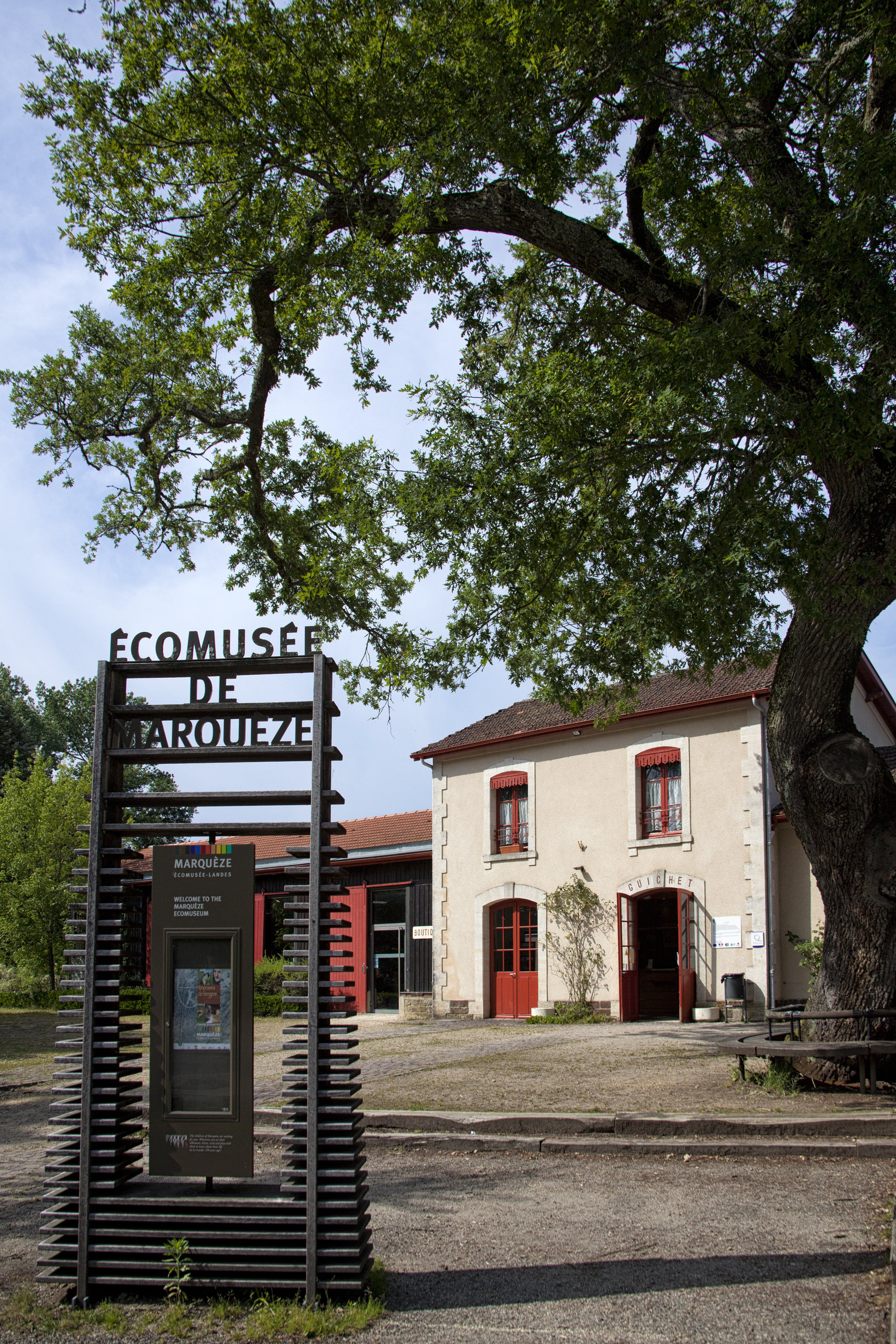 Point information du Parc naturel régional des Landes de Gascogne
