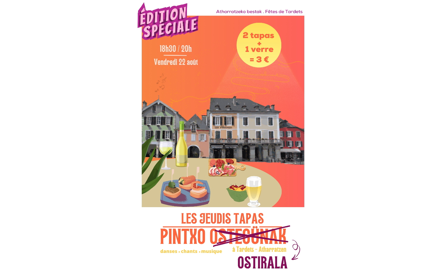 Soirée tapas et musique