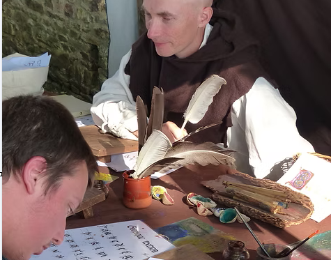 Stages de Calligraphie et d’Enluminure traditionnelle — visuel événement