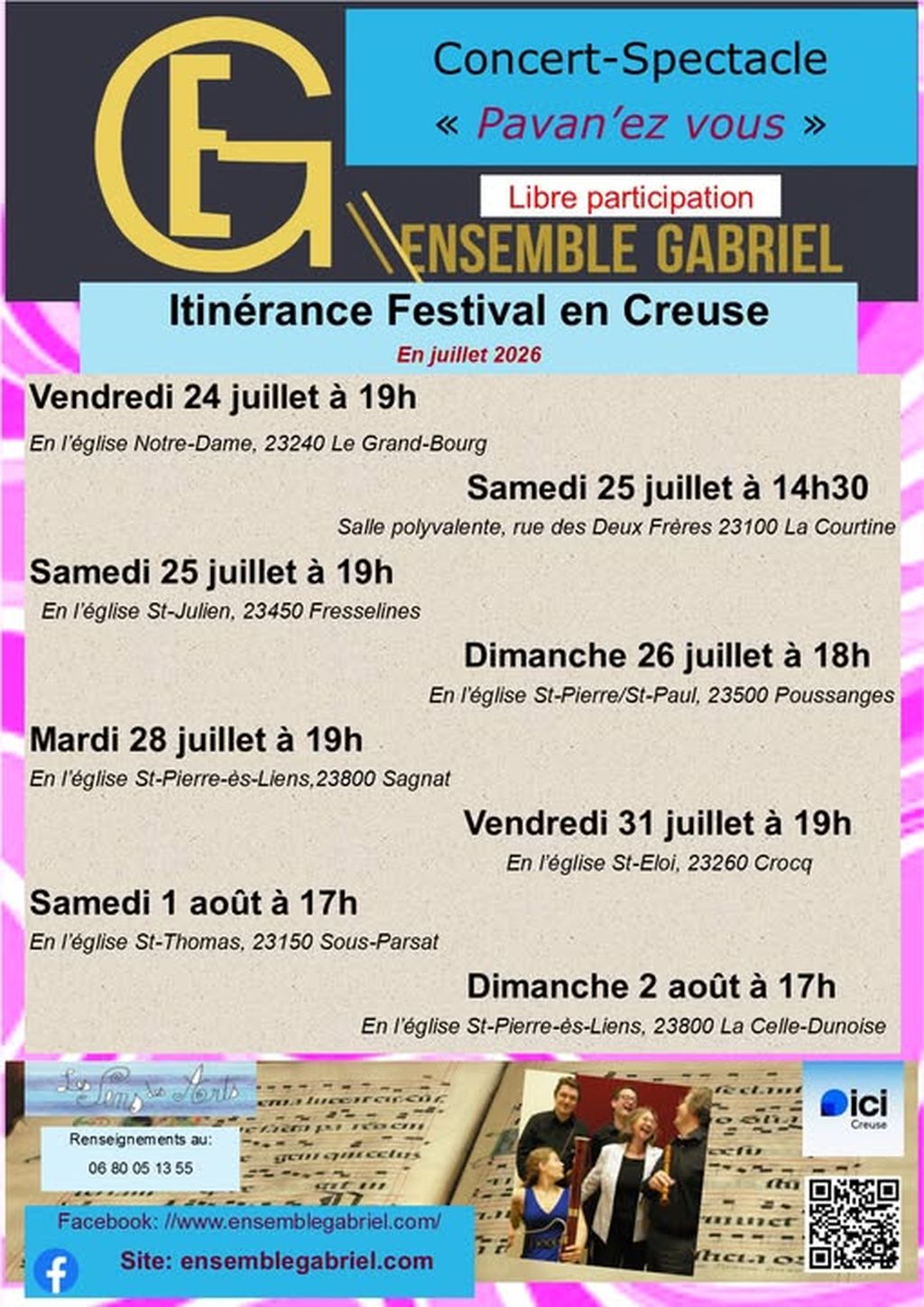 Concert - Spectacle de l'Ensemble Gabriel
