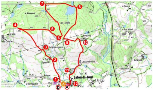 Entre étangs et châteaux, Salon-la-Tour - photo 6