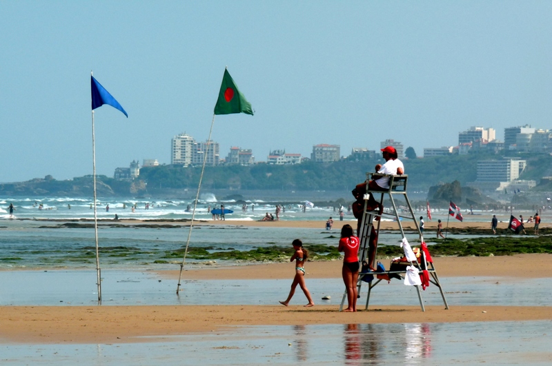 Landes et plage d'Erretegia