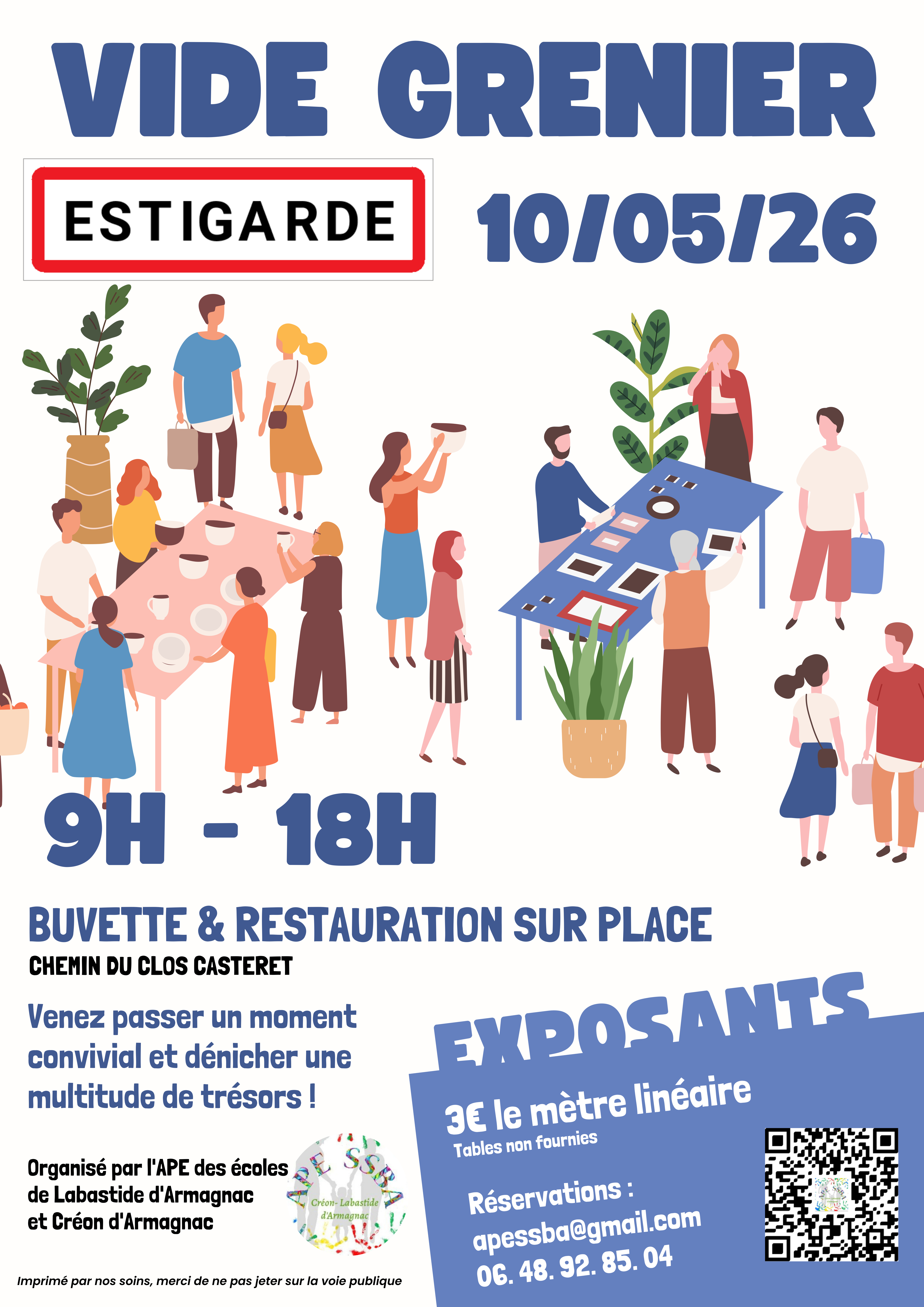Vide greniers — visuel événement