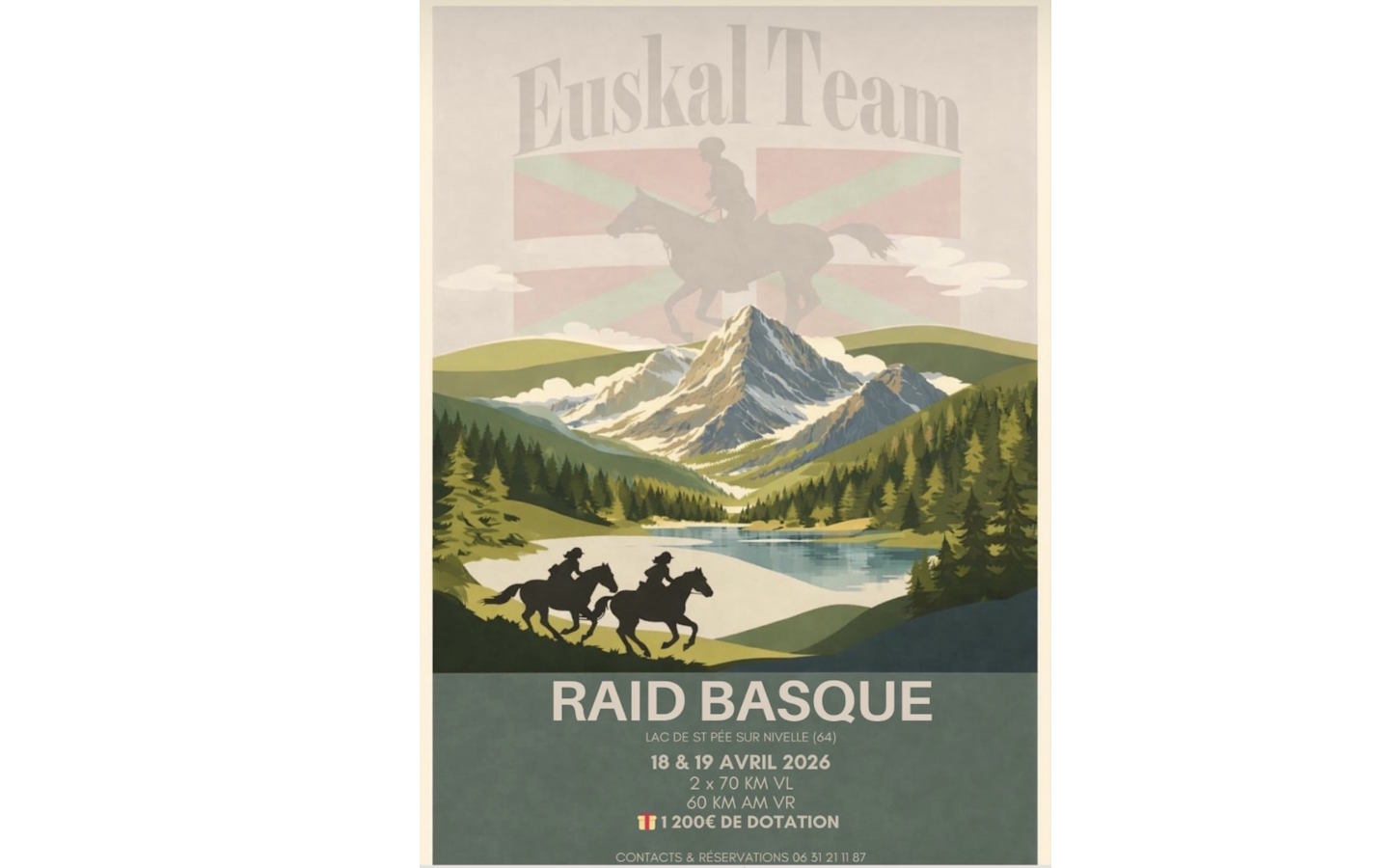 Euskal Team Raid Basque 2026 — visuel événement