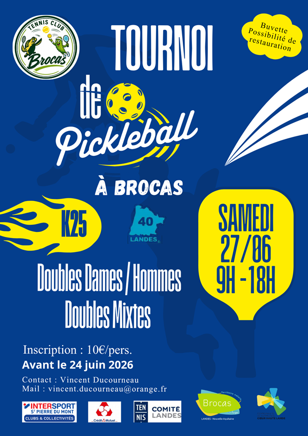 Tournoi de Pickleball