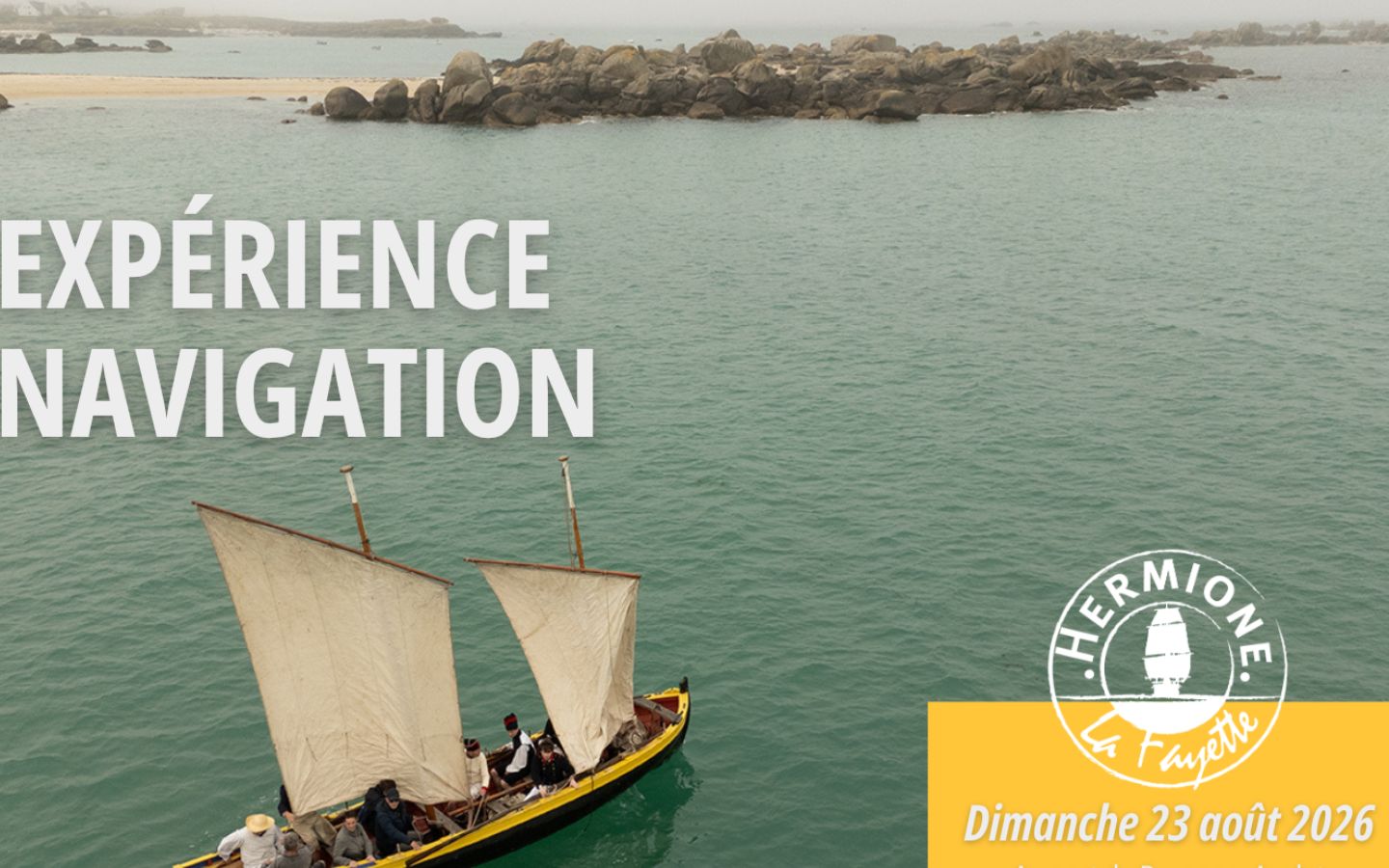 Expérience navigation à bord du grand canot de L’Hermione