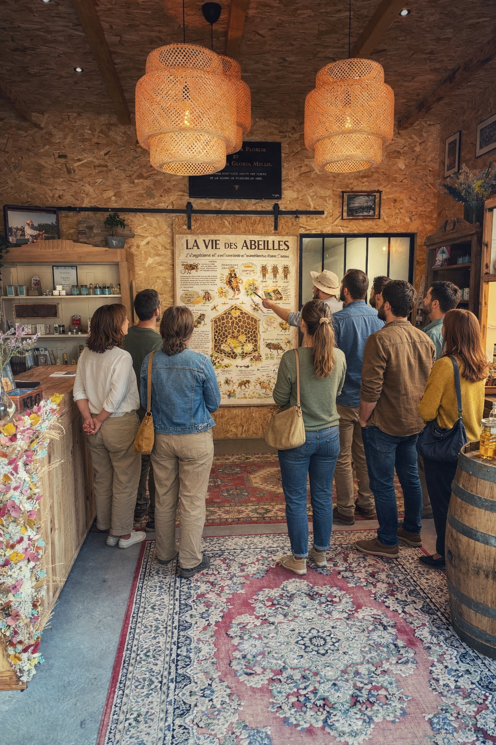 Visite à la miellerie Apis Mellona, Bénesse-Maremne