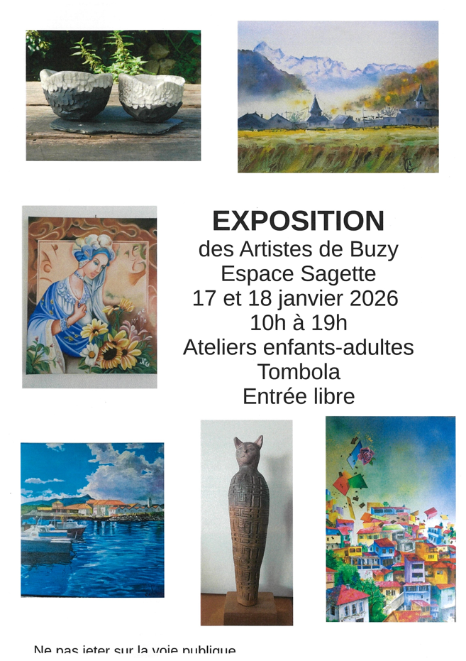 Exposition des artistes de Buzy