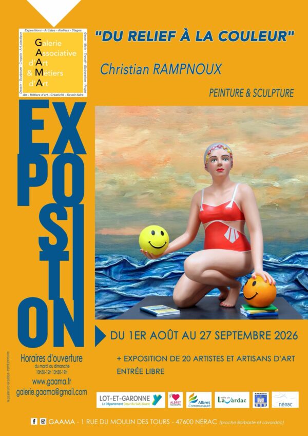 Exposition galerie GAAMA : Du relief à la couleur