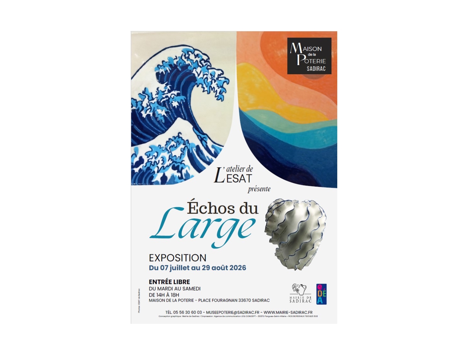 Échos du large : Exposition de céramiques de l'Atelier de l'ESAT