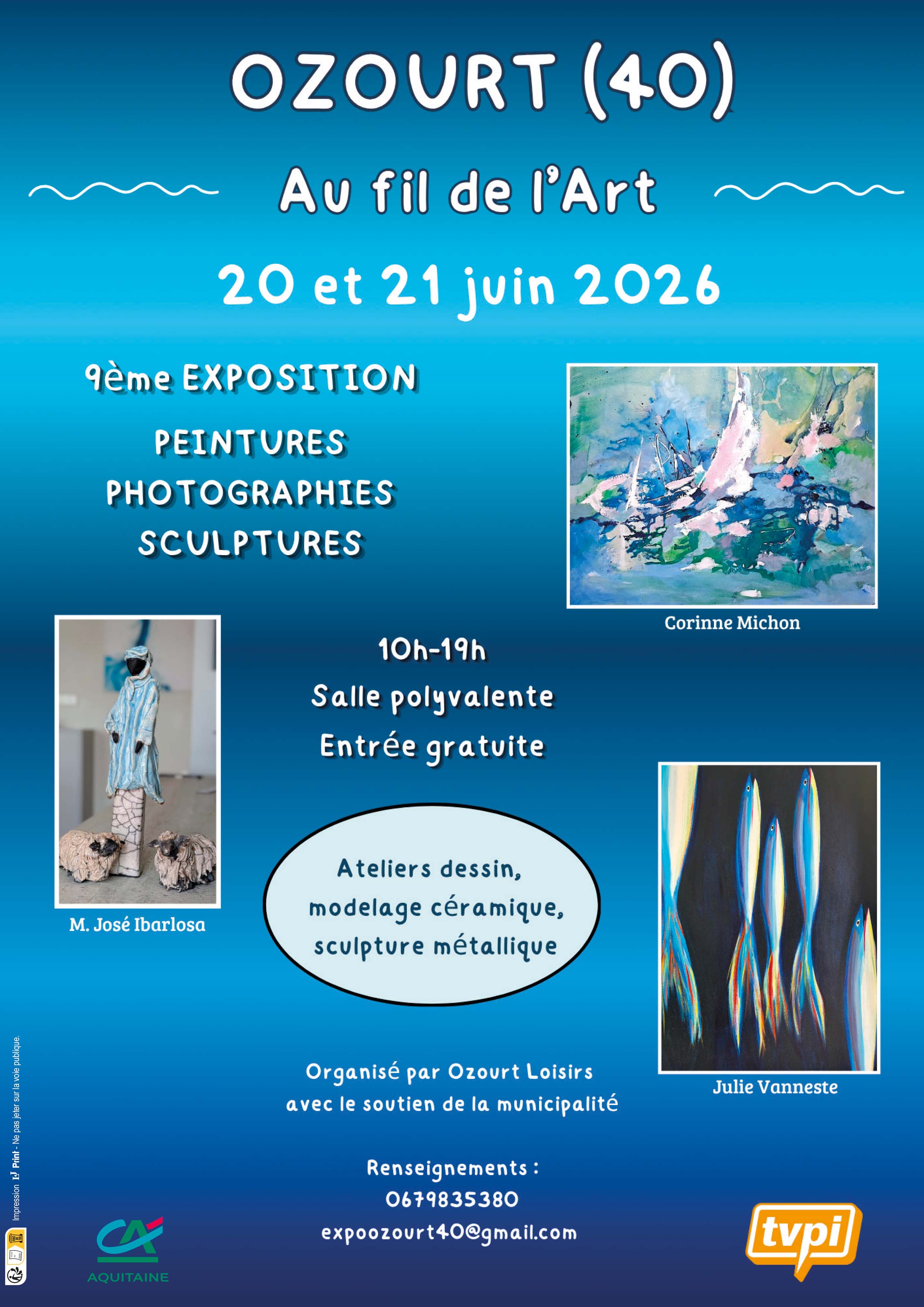 9ème Exposition Peinture - Photographie - Sculpture