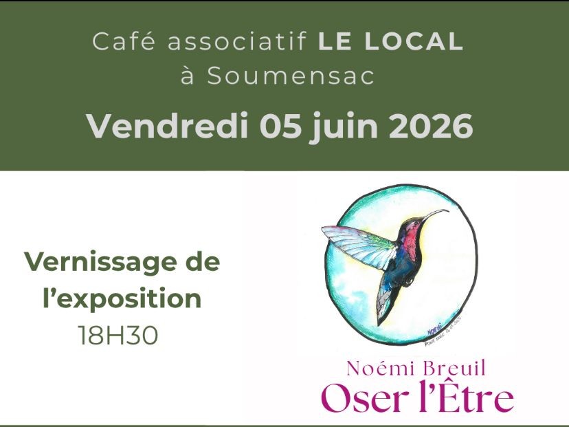 Concert, Expo et Repas au Café Associatif LE LOCAL — visuel événement