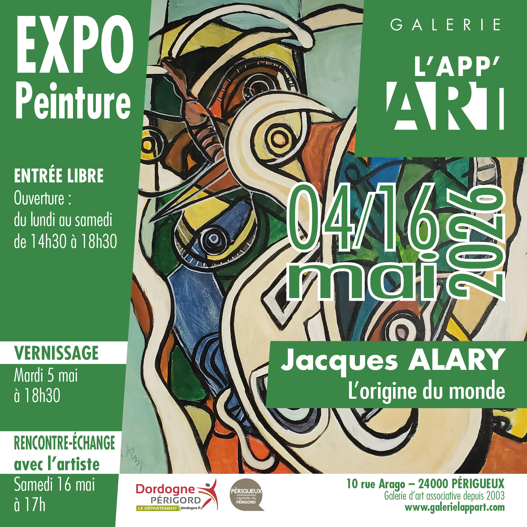 Exposition de peinture - L'origine du monde