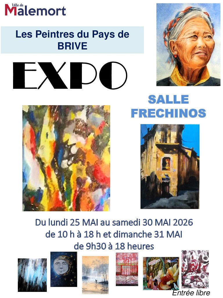 Exposition des Peintres du Pays de Brive — visuel événement