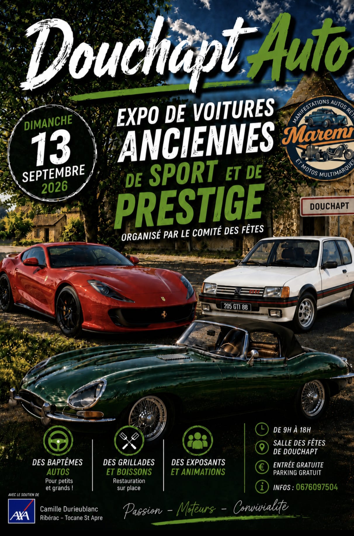 Exposition de voitures anciennes