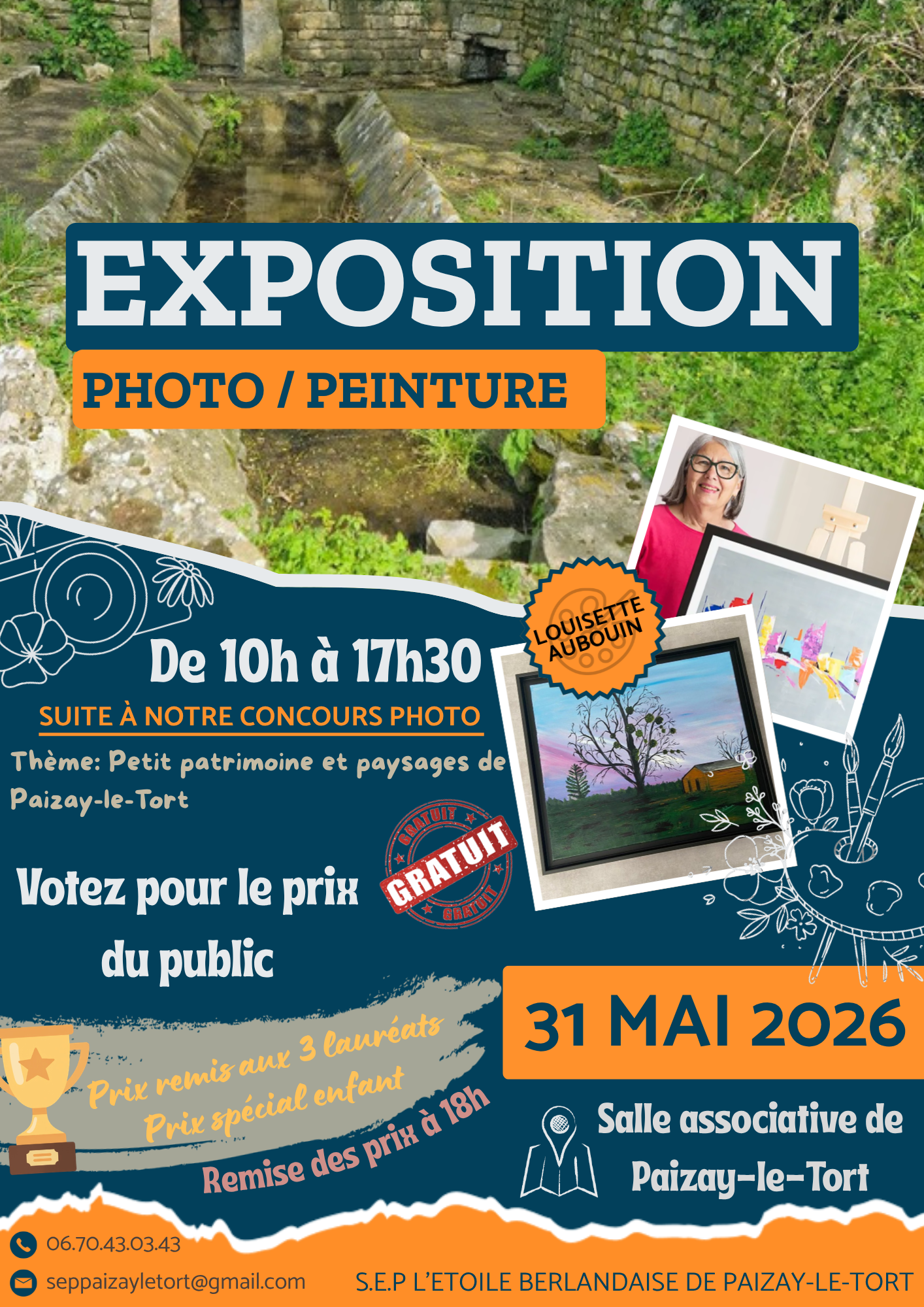 Exposition photo - peinture — visuel événement