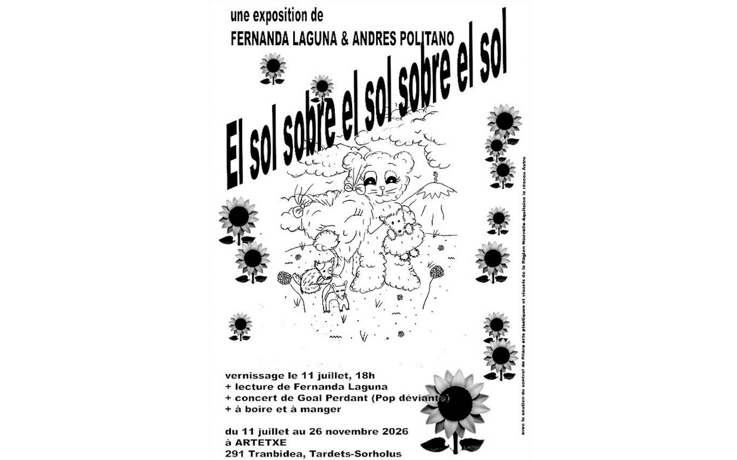 Exposition : el sol sobre el sol sobre el sol - Vernissage