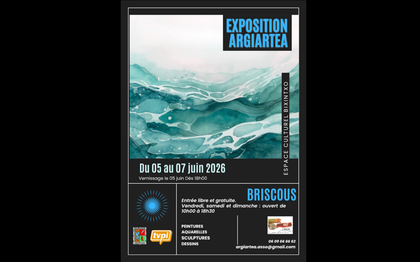 Exposition Argiartea — visuel événement