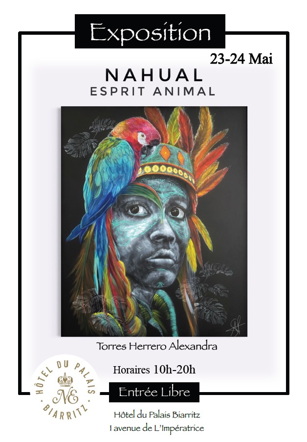 Exposition  ‘Nahual’ Esprit Animal — visuel événement
