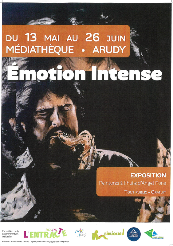 Exposition : Émotions intenses - Angel Pons — visuel événement