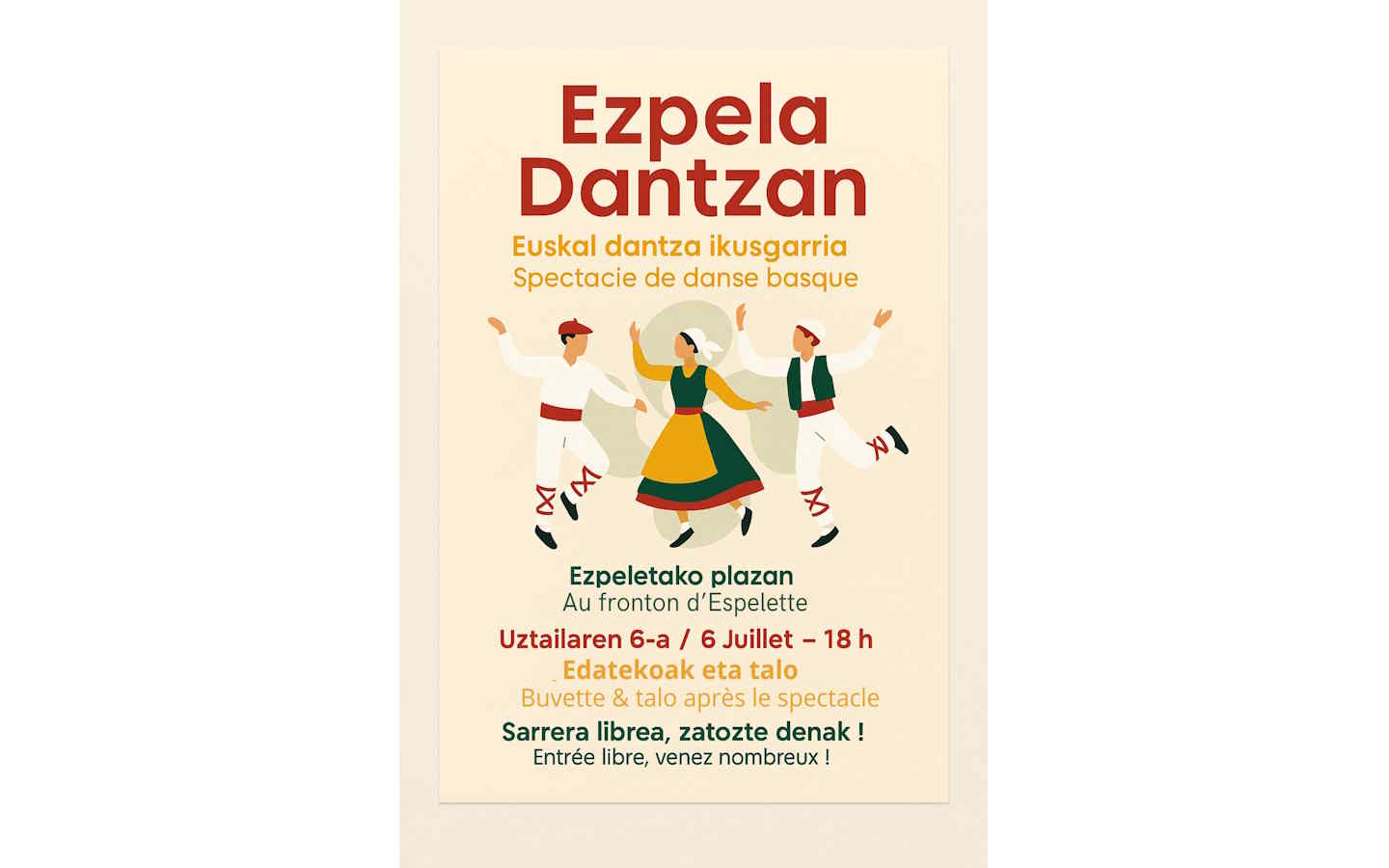 Spectacle de danses basques