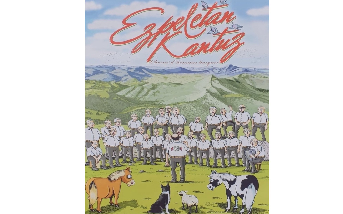 Concert de chants basque avec le Chœur Basque Ezpeletan Kantuz
