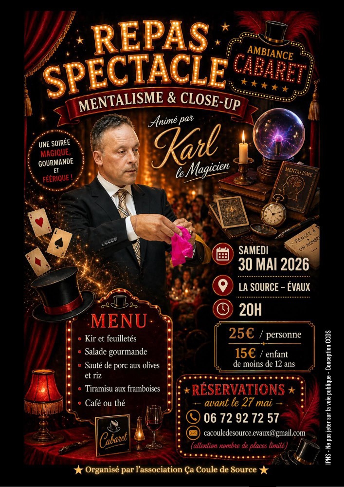 Repas spectacle — visuel événement