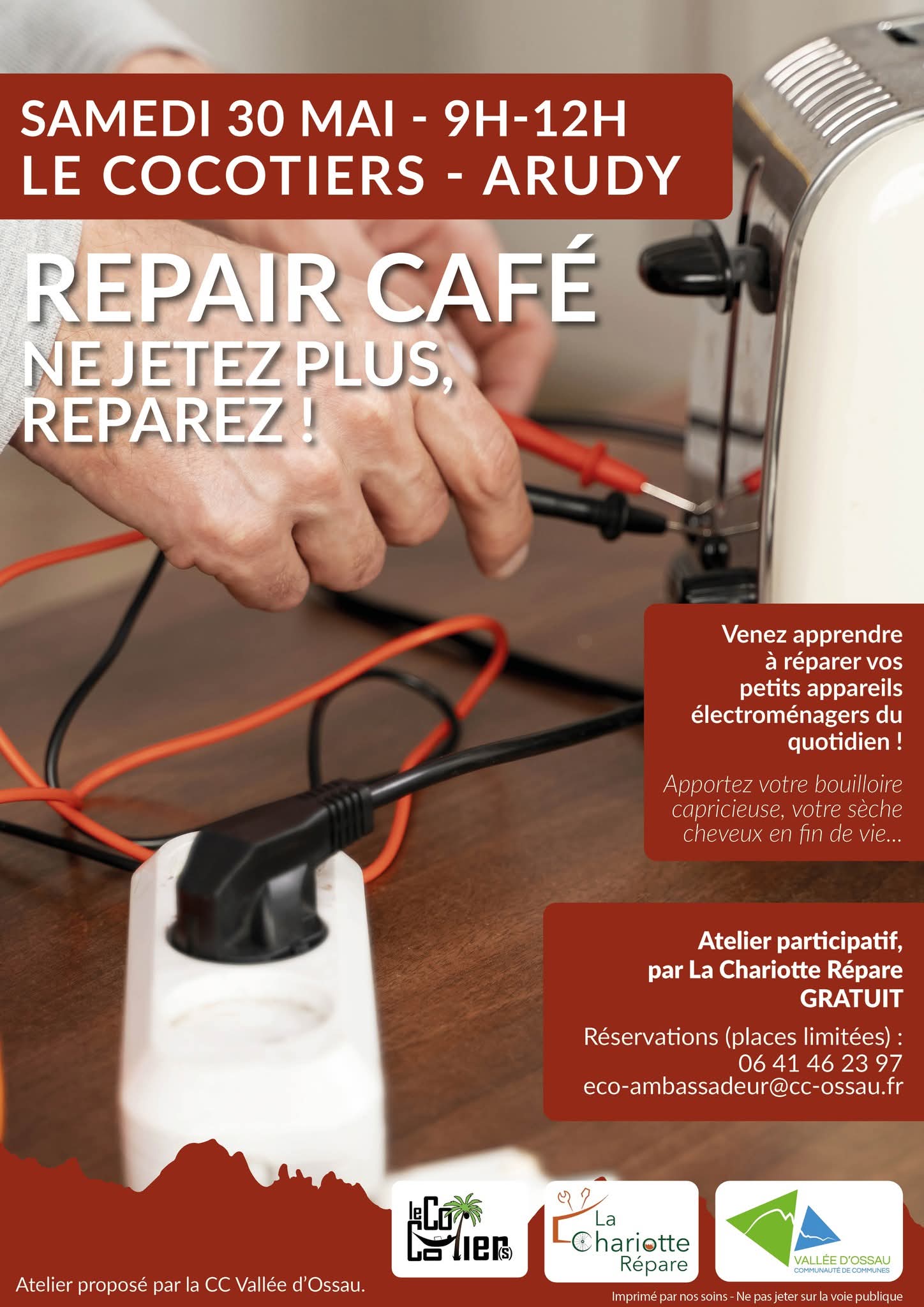 Repair Café - Ossau durable — visuel événement
