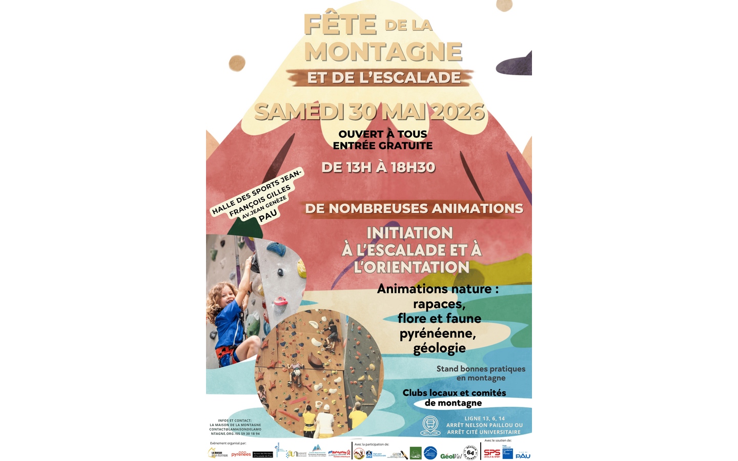 La Fête de la montagne et de l'escalade — visuel événement
