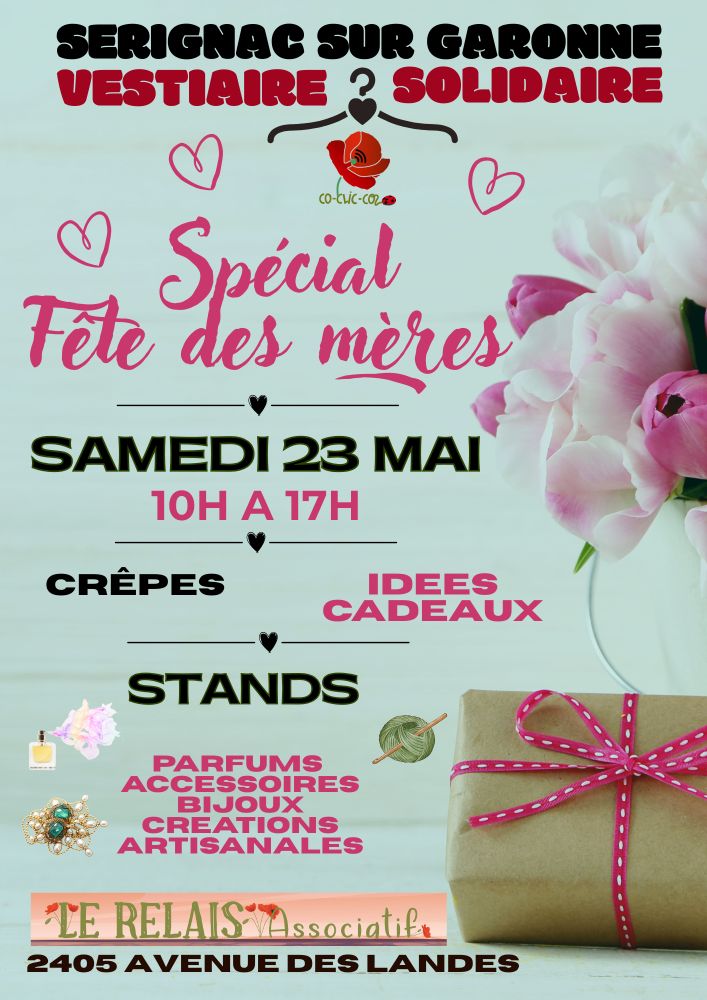 Vestiaire solidaire spécial fêtes des mères — visuel événement