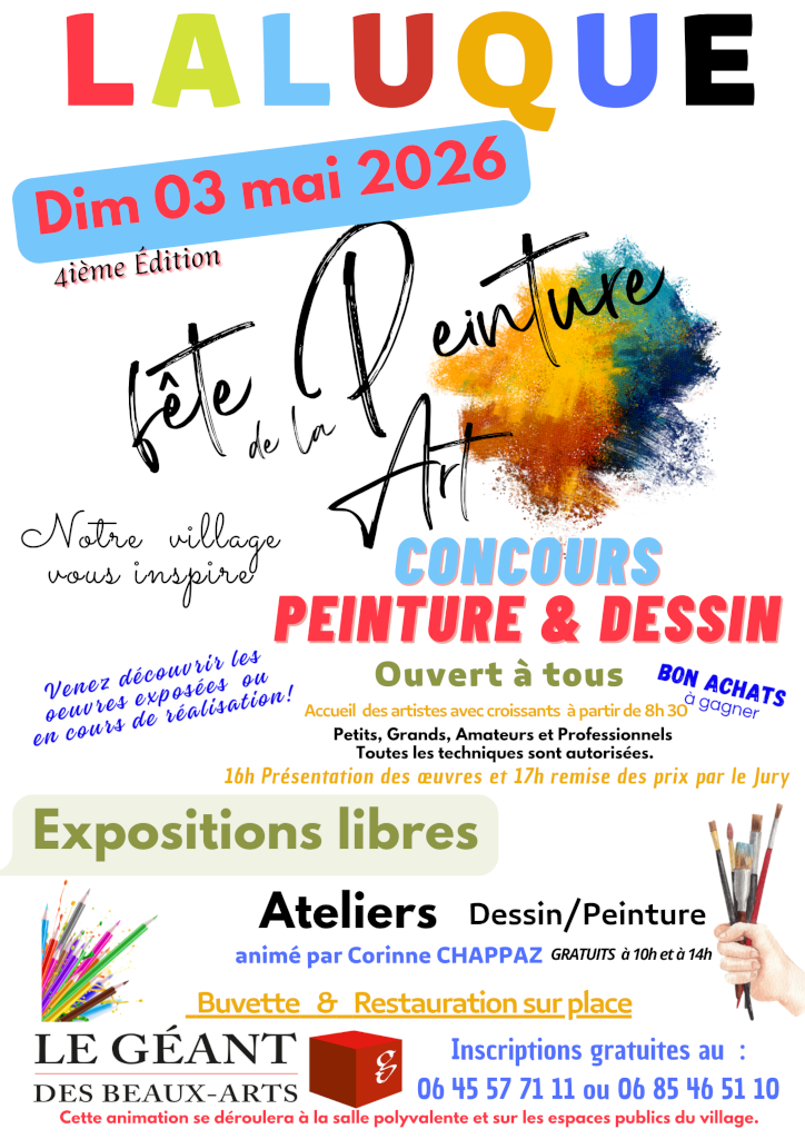 Fête de la Peinture — visuel événement