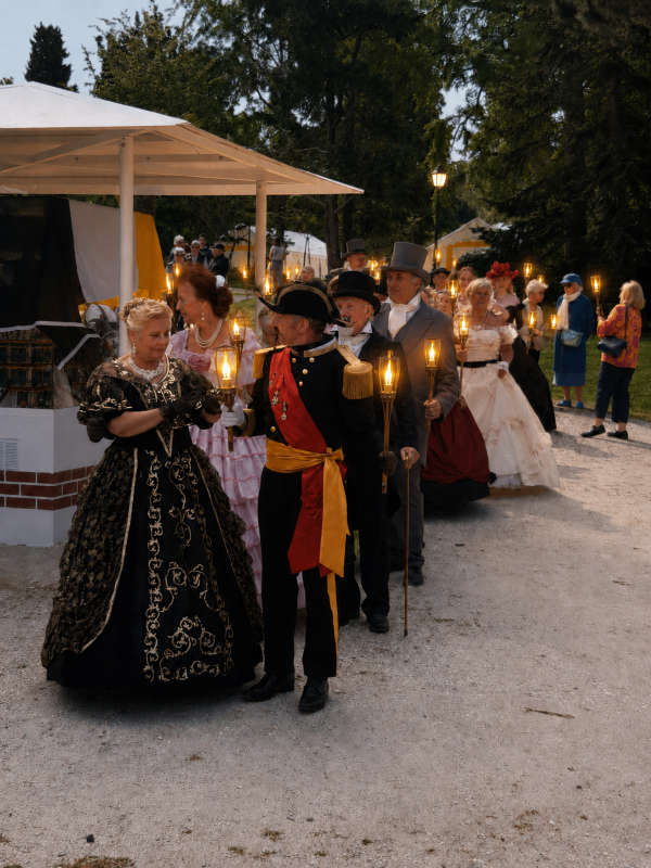 Visite costumée : La Ville d'Hiver à la lueur des flambeaux
