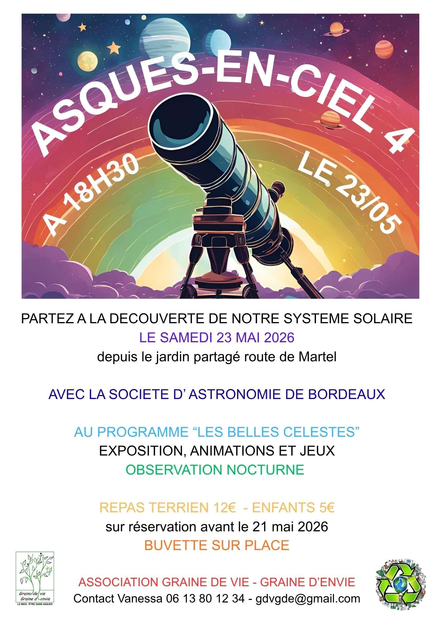 Asques-en-ciel — visuel événement