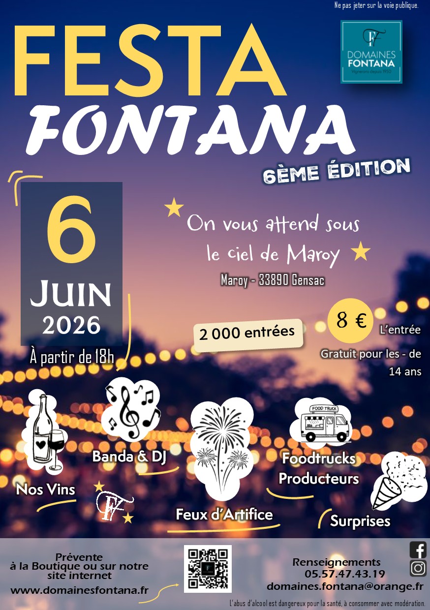 Festa Fontana au domaine de Fontana — visuel événement