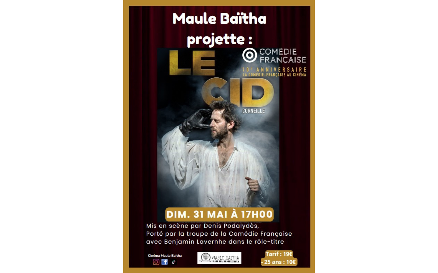 Projection : le Cid — visuel événement