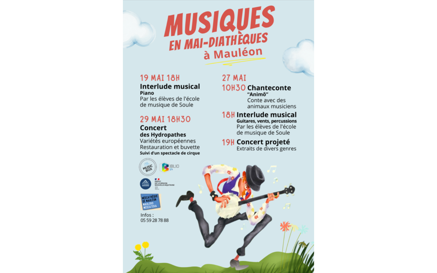 Musiques en mai-diathèques — visuel événement