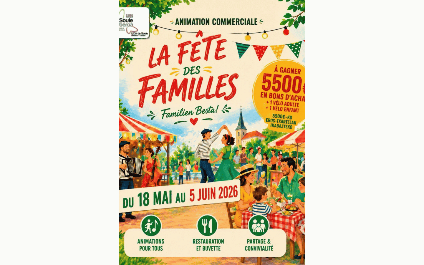 Animation commerciale : la fête des familles